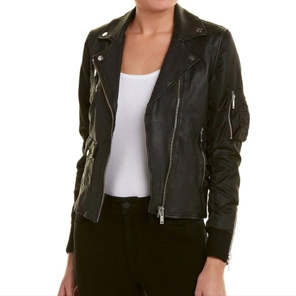NWT Doma Leather Chel Bella Biker Jacket Moto Women's Extra Small XS - Picture 15 of 15